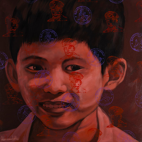 Portrait of Young Burmese