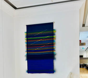 ari bayuaji mount agung cotton ond woven plastic threads 2023 copy 2