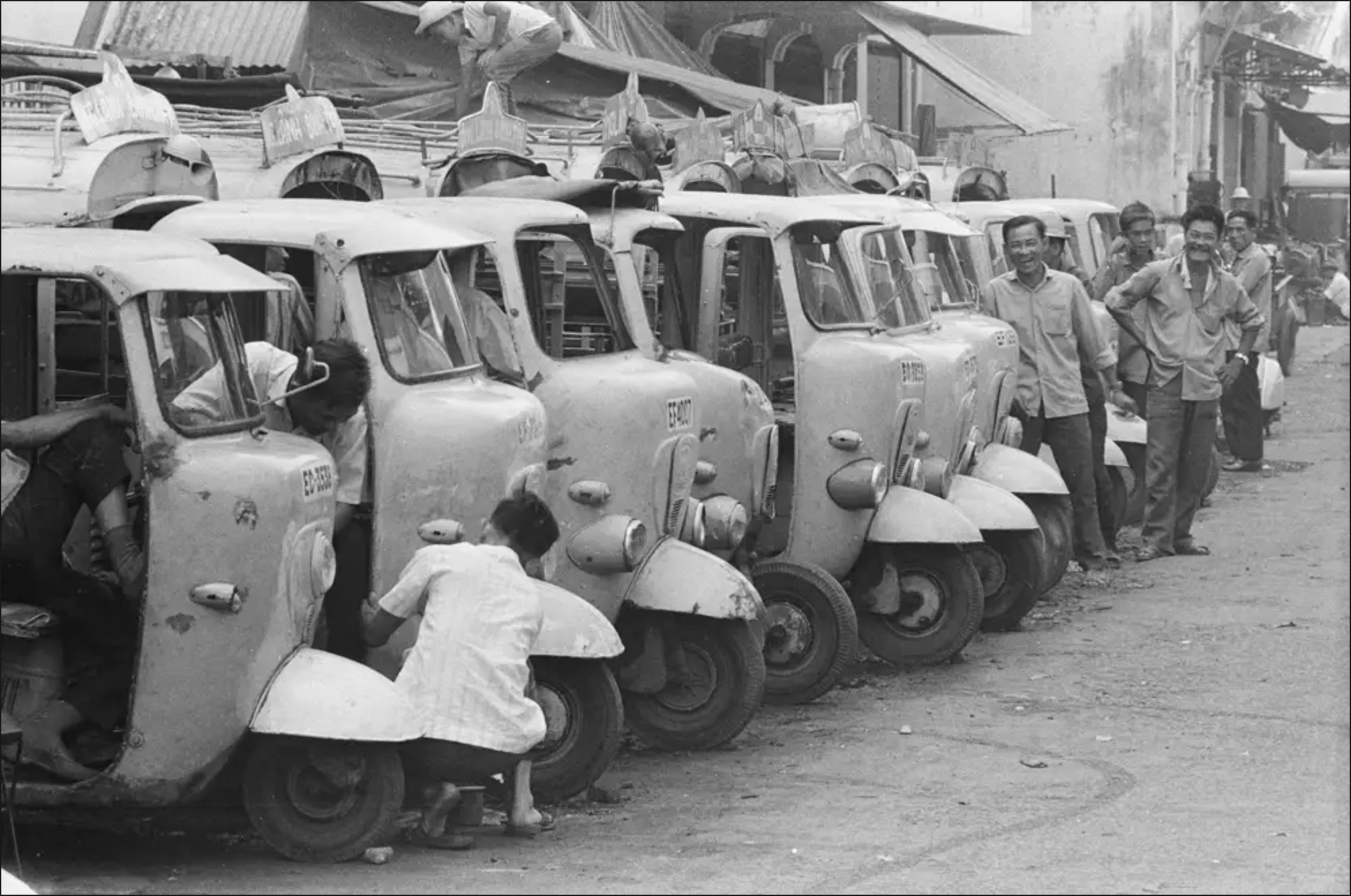 Gilbert Bertrand's Fleet of Xe Lôi in Waiting